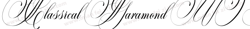 Classical Garamond W03字体转换
